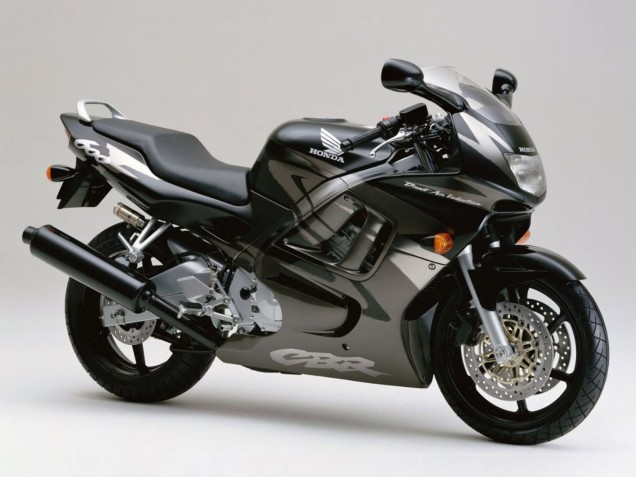Gris Noir Mat Carénage Moto Honda CBR600 F3 1997-1998