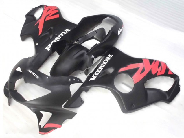Noir Mat Rose Décalque Carénage Moto Honda CBR600 F4 1999-2000