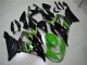 Vert Jaune Noir Brillant Noir Mat Carénage Moto Kawasaki ZX6R 2013-2018