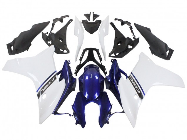Blanc Bleu Carénage Moto Honda CBR600F 2011-2013