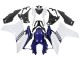 Blanc Bleu Carénage Moto Honda CBR600F 2011-2013