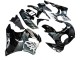 Argent Noir Brillant Carénage Moto Honda CBR900RR 893 1992-1993