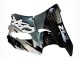 Argent Noir Brillant Carénage Moto Honda CBR900RR 893 1992-1993
