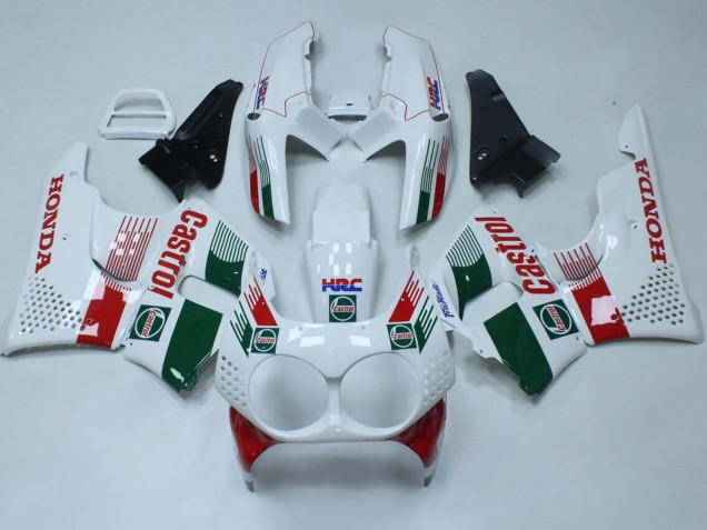 Blanc Rouge Vert Castrol HRC Carénage Moto Honda CBR900RR 893 1992-1993