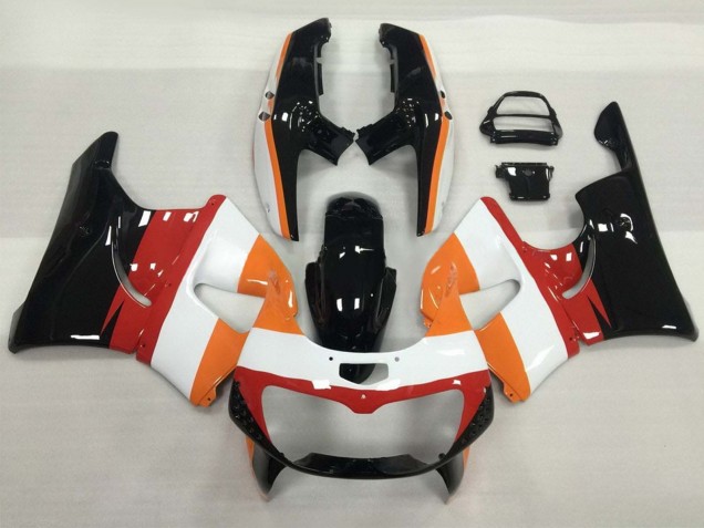 Orange Blanc Rouge Noir Brillant Carénage Moto Honda CBR900RR 893 1994-1995