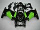 Noir Brillant Vert Carénage Moto Kawasaki EX250 2008-2012