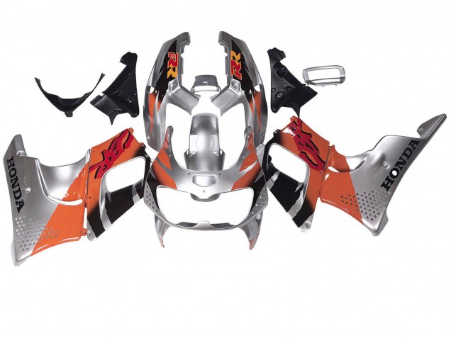 Argent Orange Noir Brillant Carénage Moto Honda CBR900RR 893 1994-1995