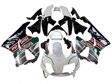 Blanc Vert Gris Noir Brillant Castrol Carénage Moto Honda CBR900RR 893 1996-1997 Pas Chère
