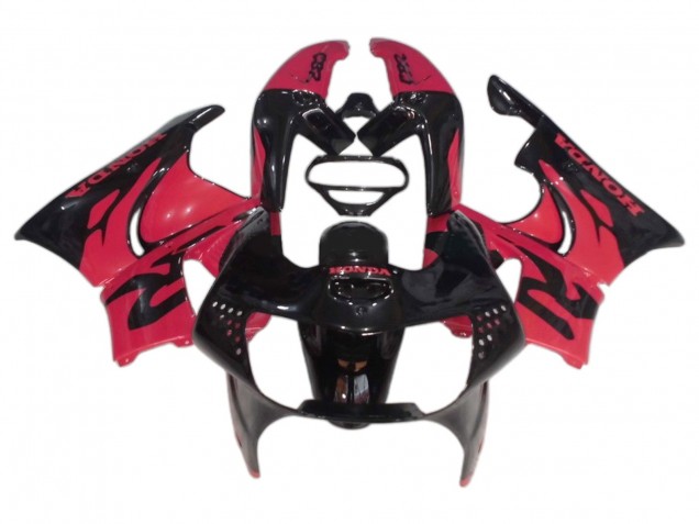 Rose Noir Brillant Carénage Moto Honda CBR900RR 919 1998-1999
