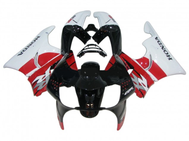 Blanc Rouge Noir Brillant Carénage Moto Honda CBR900RR 919 1998-1999