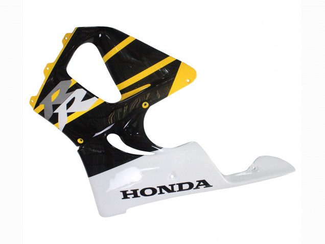 Blanc Jaune Noir Brillant Carénage Moto Honda CBR900RR 919 1998-1999