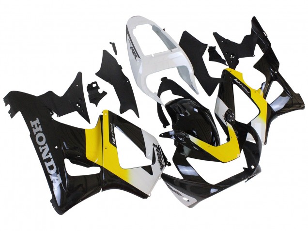 Blanc Jaune Noir Brillant Carénage Moto Honda CBR900RR 929 2000-2001