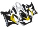 Blanc Jaune Noir Brillant Carénage Moto Honda CBR900RR 929 2000-2001