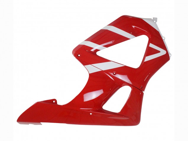 Blanc Rouge Carénage Moto Honda CBR900RR 929 2000-2001