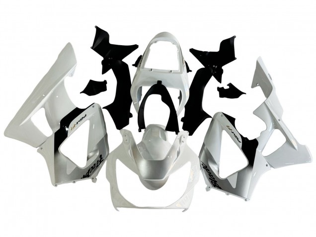 Blanc Argent Carénage Moto Honda CBR900RR 929 2000-2001