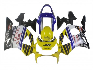 Bleu Jaune Noir Brillant Rouge Nastro Azzurro 46 Carénage Moto Honda CBR900RR 954 2002-2003 Pas Chère