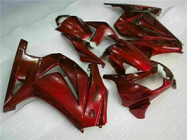 Rouge Marron Carénage Moto Kawasaki EX250 2008-2012