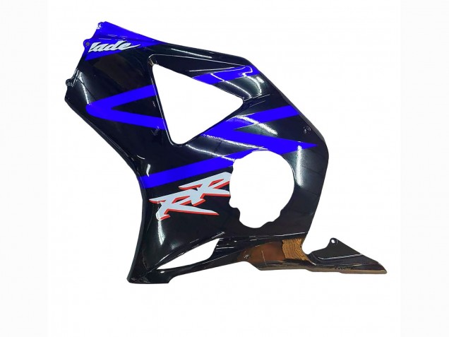 Bleu Noir Brillant Kits Carénages Moto Honda CBR900RR 954 2002-2003