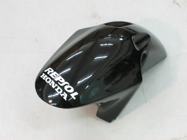 Argent Noir Brillant Carénage Moto Honda CBR900RR 954 2002-2003