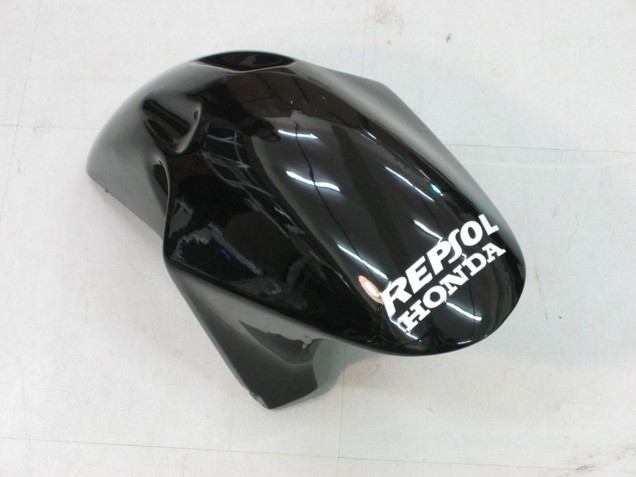 Argent Noir Brillant Carénage Moto Honda CBR900RR 954 2002-2003