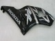 Argent Noir Brillant Carénage Moto Honda CBR900RR 954 2002-2003