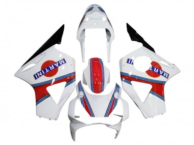 Blanc Rouge Bleu Noir Brillant Martini Carénage Moto Honda CBR900RR 954 2002-2003 Pas Chère