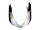 Blanc Rose Noir Brillant Connie Carénage Moto Ducati 848 2007-2014