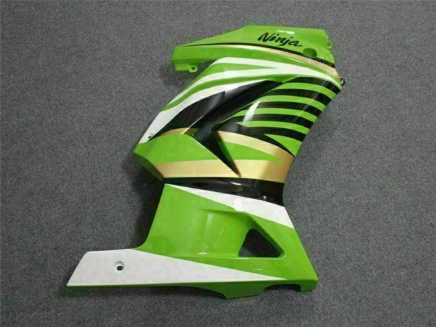 Vert Blanc Noir Carénages Moto Kawasaki EX250 2008-2012
