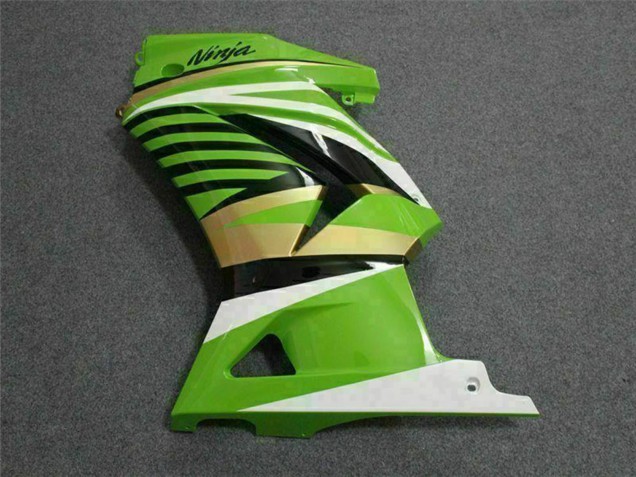 Vert Blanc Noir Carénages Moto Kawasaki EX250 2008-2012