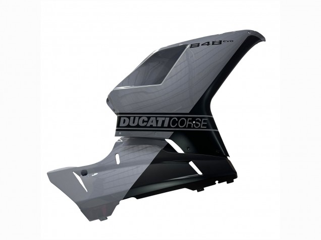 Argent Or Noir Mat Carénage Moto Ducati 848 2007-2014