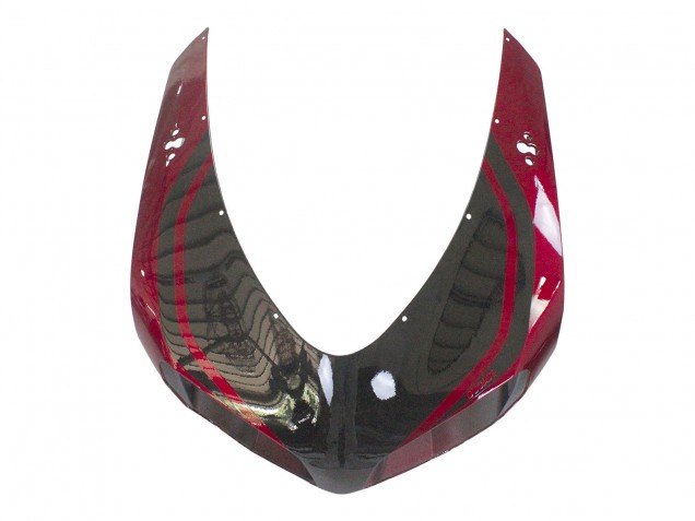 Rouge Noir Brillant Carénages Moto Ducati 848 2007-2014