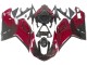Rouge Noir Brillant Carénages Moto Ducati 848 2007-2014