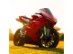 Rouge Noir Brillant Carénage Moto Ducati 848 2007-2014