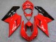Rouge Noir Brillant Carénage Moto Ducati 848 2007-2014