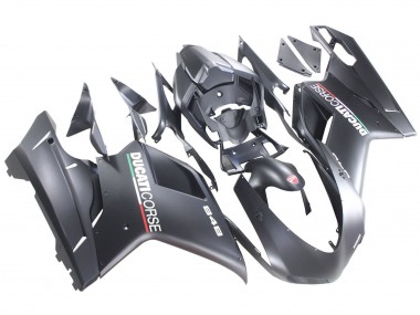 Gris Mat Carénage Moto Ducati 848 2007-2014 Pas Chère