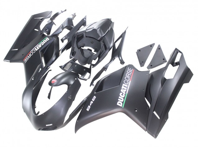 Gris Mat Carénage Moto Ducati 848 2007-2014