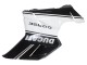 Blanc Noir Brillant Corse Carénage Moto Ducati 848/1098/1198 2007-2014