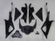 Blanc Noir Mat Carénage Moto Ducati 848 2007-2014
