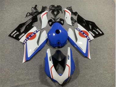 Blanc Bleu Noir Brillant Martini Carénage Moto Ducati Panigale 899/1199 2011-2014 Pas Chère