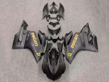 Noir Fibre de Carbone Style Carénage Moto Ducati Panigale 899/1199 2011-2014 Pas Chère