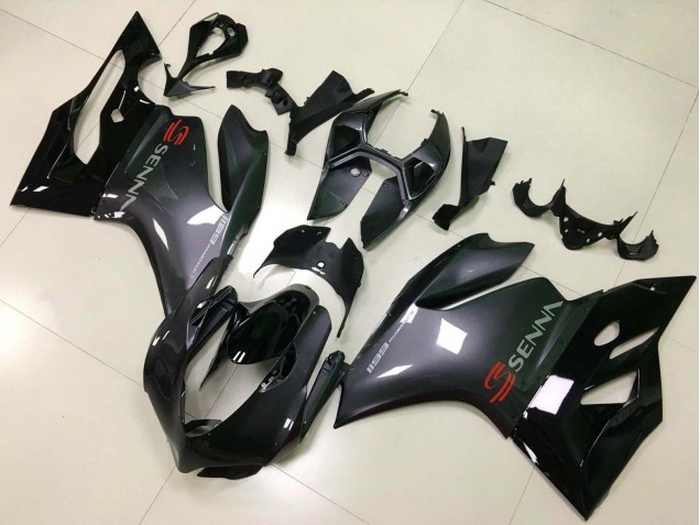 Noir Brillant Carénage Moto Ducati Panigale 1199 2011-2014