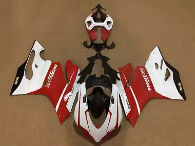 Blanc Rouge Noir Carénage Moto Ducati Panigale 899 2011-2014 Pas Chère