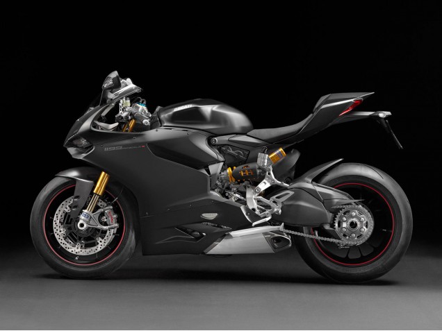 Noir Mat Carénage Moto Ducati 1199 2011-2014