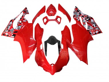 Rouge Gris Noir Carénages Moto Ducati Panigale 899/1199 2011-2014 Pas Chère