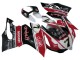 Blanc Rouge Noir Brillant Aruba.it 7 Carénage Moto Ducati Panigale 899/1199 2011-2014