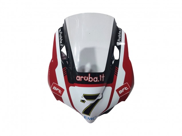 Blanc Rouge Noir Brillant Aruba.it 7 Carénage Moto Ducati Panigale 899/1199 2011-2014