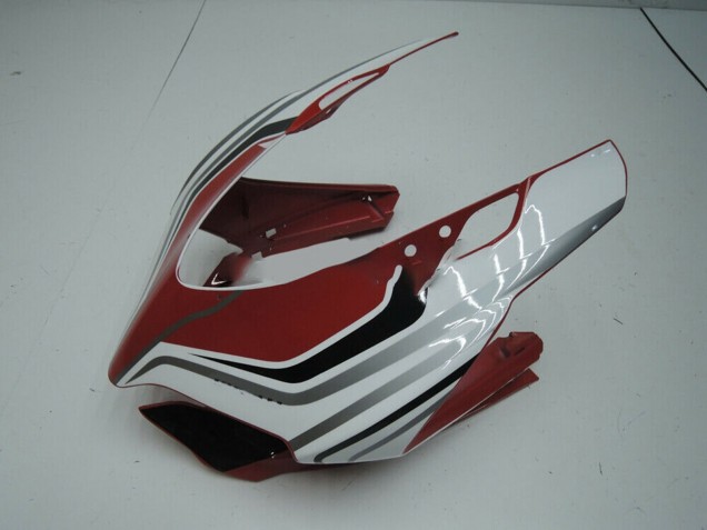 Blanc Rouge Noir Brillant Carénages Moto Ducati Panigale 899 2011-2014