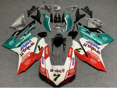 Blanc Rouge Vert Noir Brillant Avis Valsir 7 Carénage Moto Ducati Panigale 899/1199 2011-2014 Pas Chère