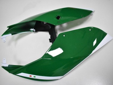 Blanc Rouge Vert Foncé Carénage Moto Ducati Panigale 899 2011-2014 Pas Chère