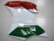 Blanc Rouge Vert Foncé Carénage Moto Ducati Panigale 899 2011-2014